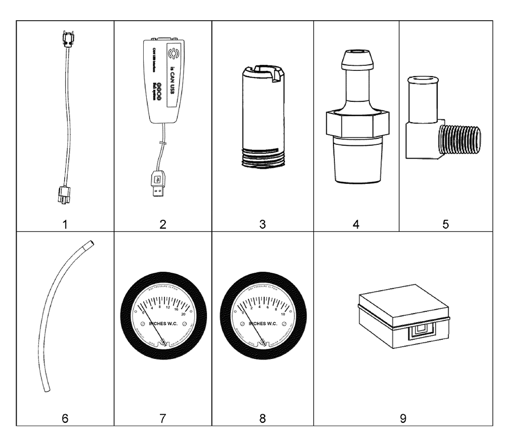 Engine Group - Tool Kit And Accessories Diagram and Parts List for 076071-0  Briggs and Stratton Generator